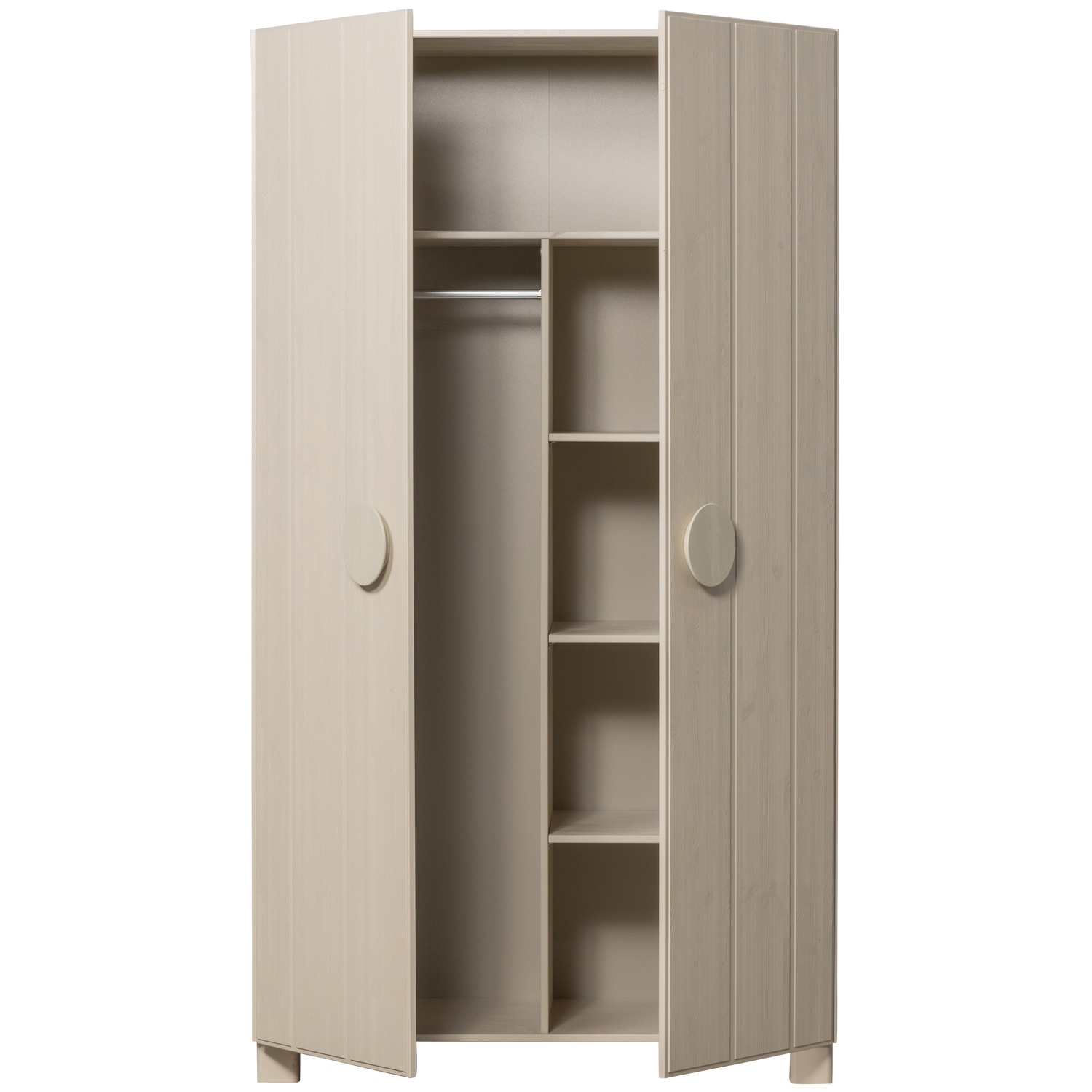 Buffet 2 portes en bois de pin Noah 200x110 cm