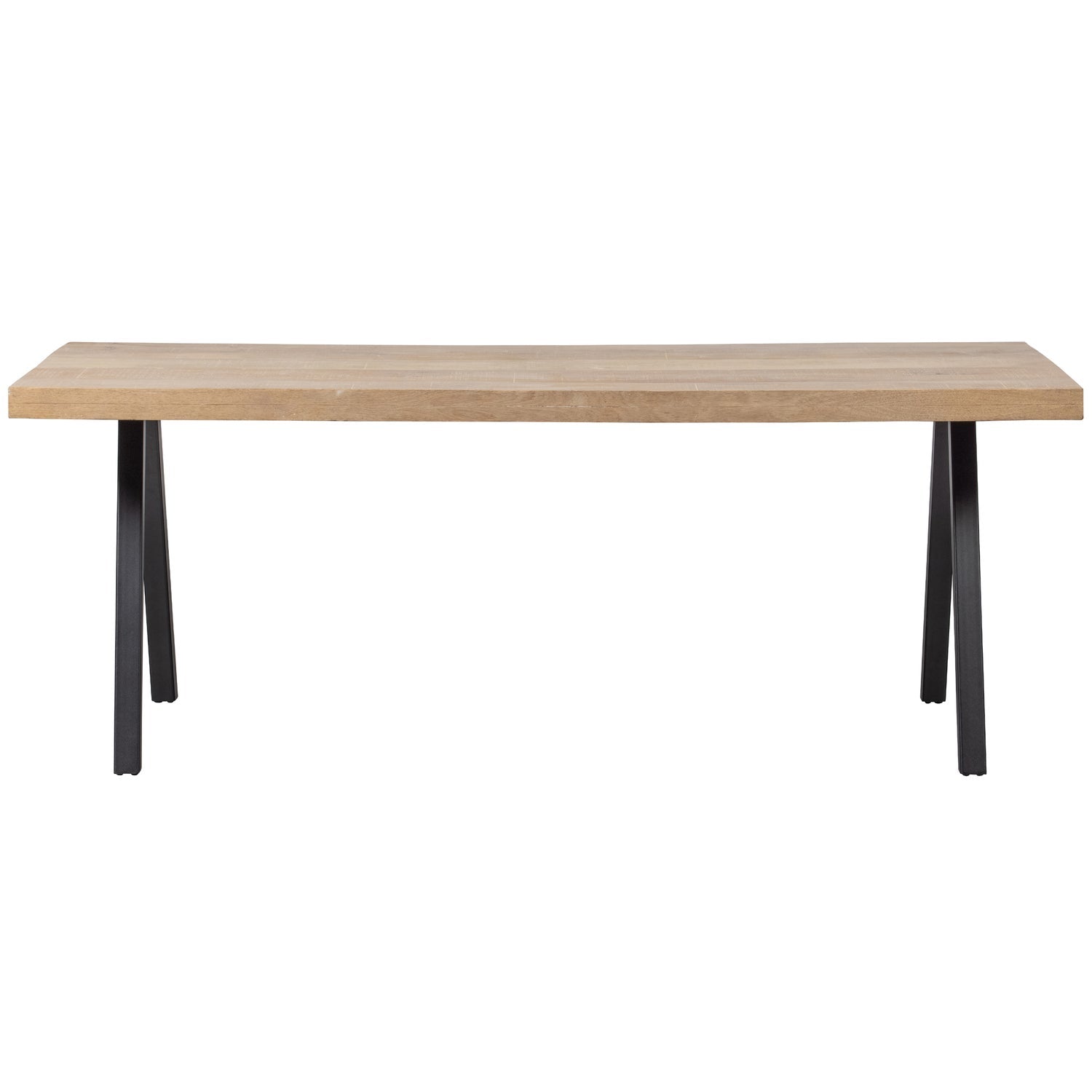 Table à manger en chêne foncé Tablo 75x180 cm