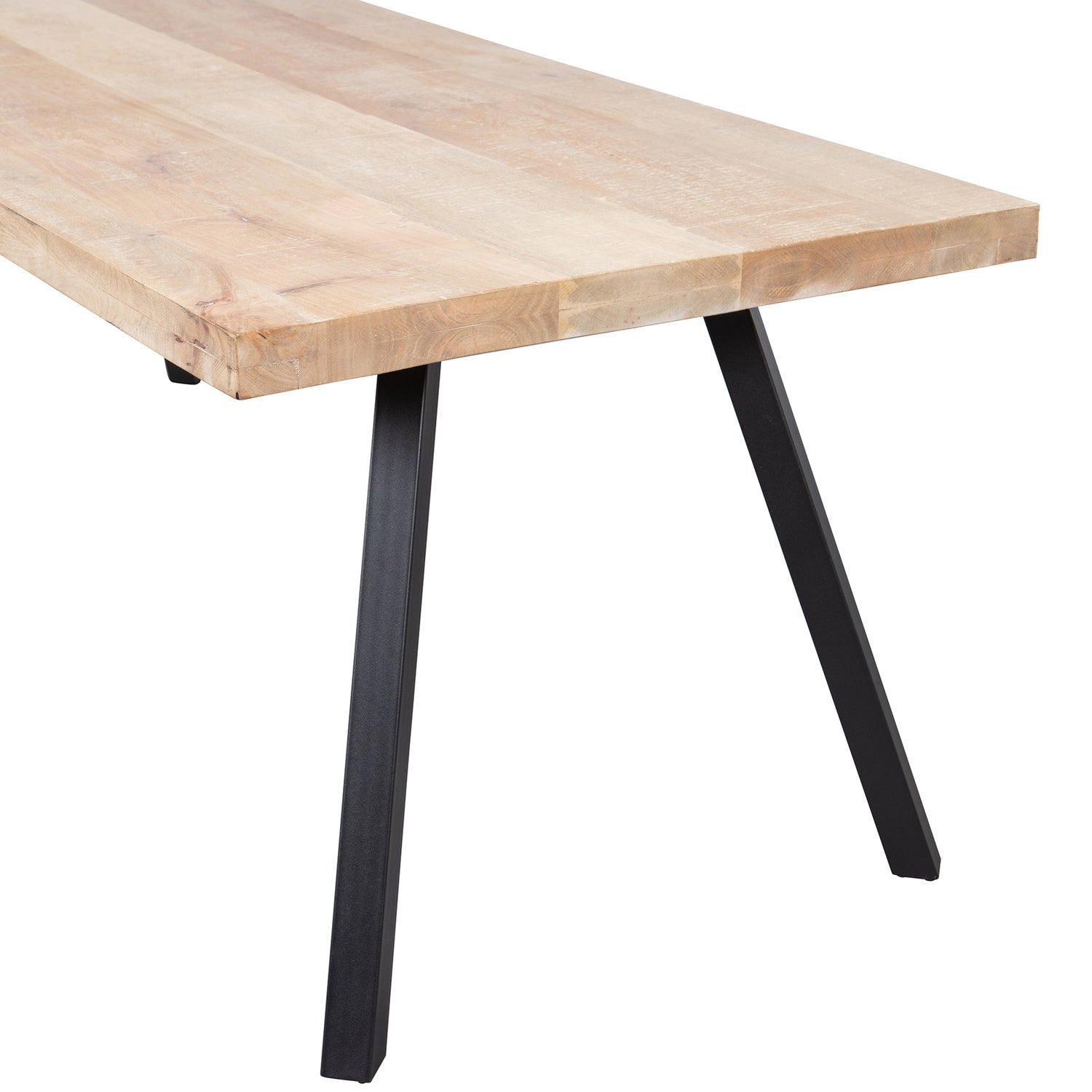 Table à manger en chêne foncé Tablo 75x180 cm