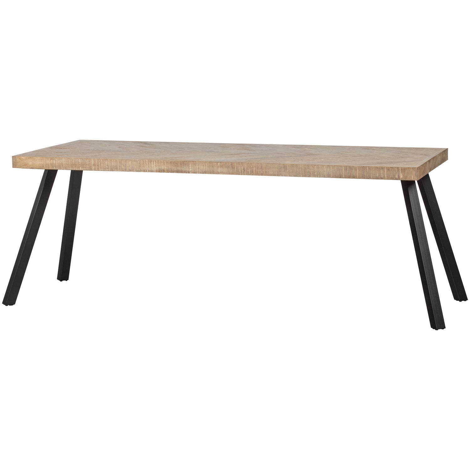 Tavolo da pranzo quadrato in legno di mango Tablo 75x200 cm