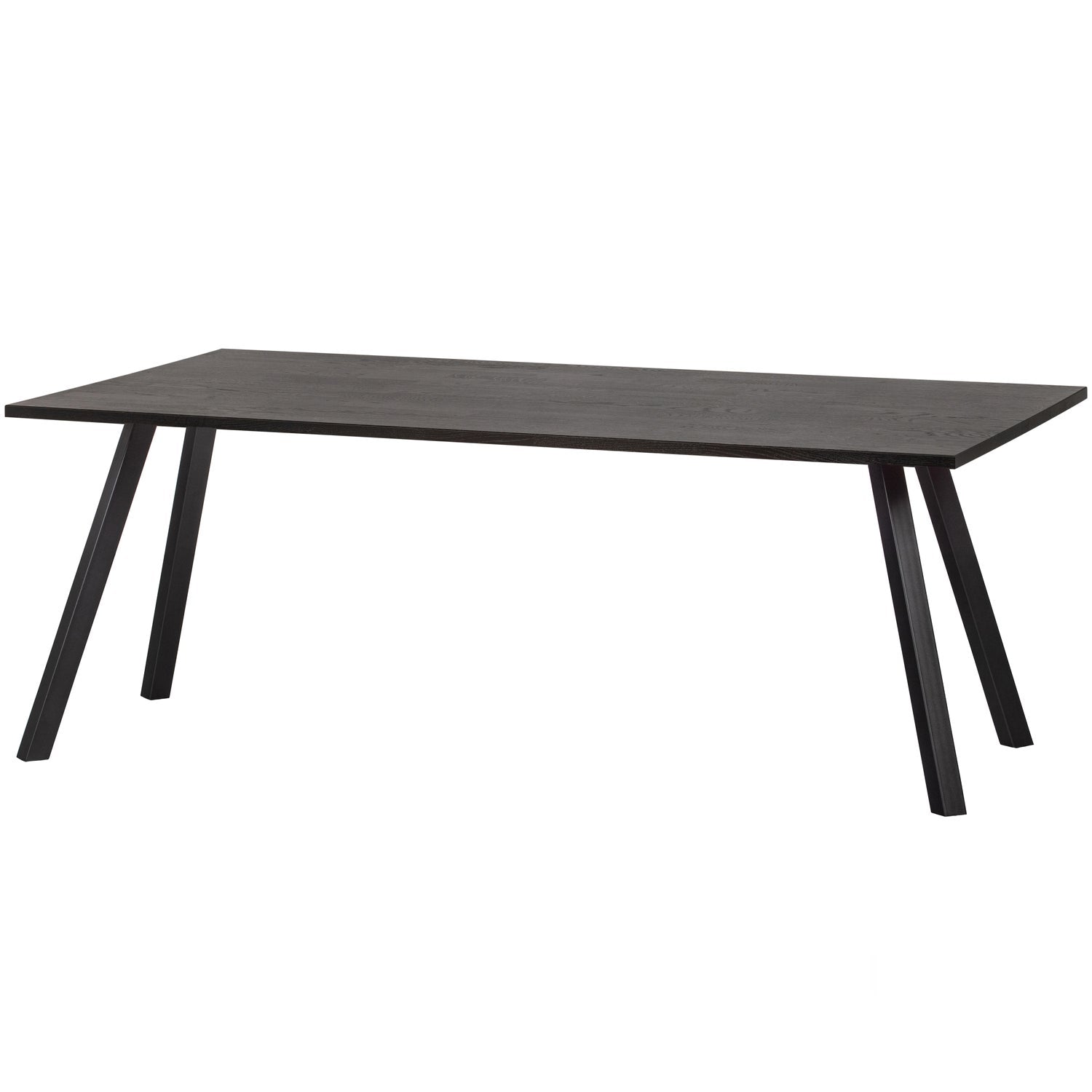 Table à manger en chêne foncé Tablo 75x200 cm