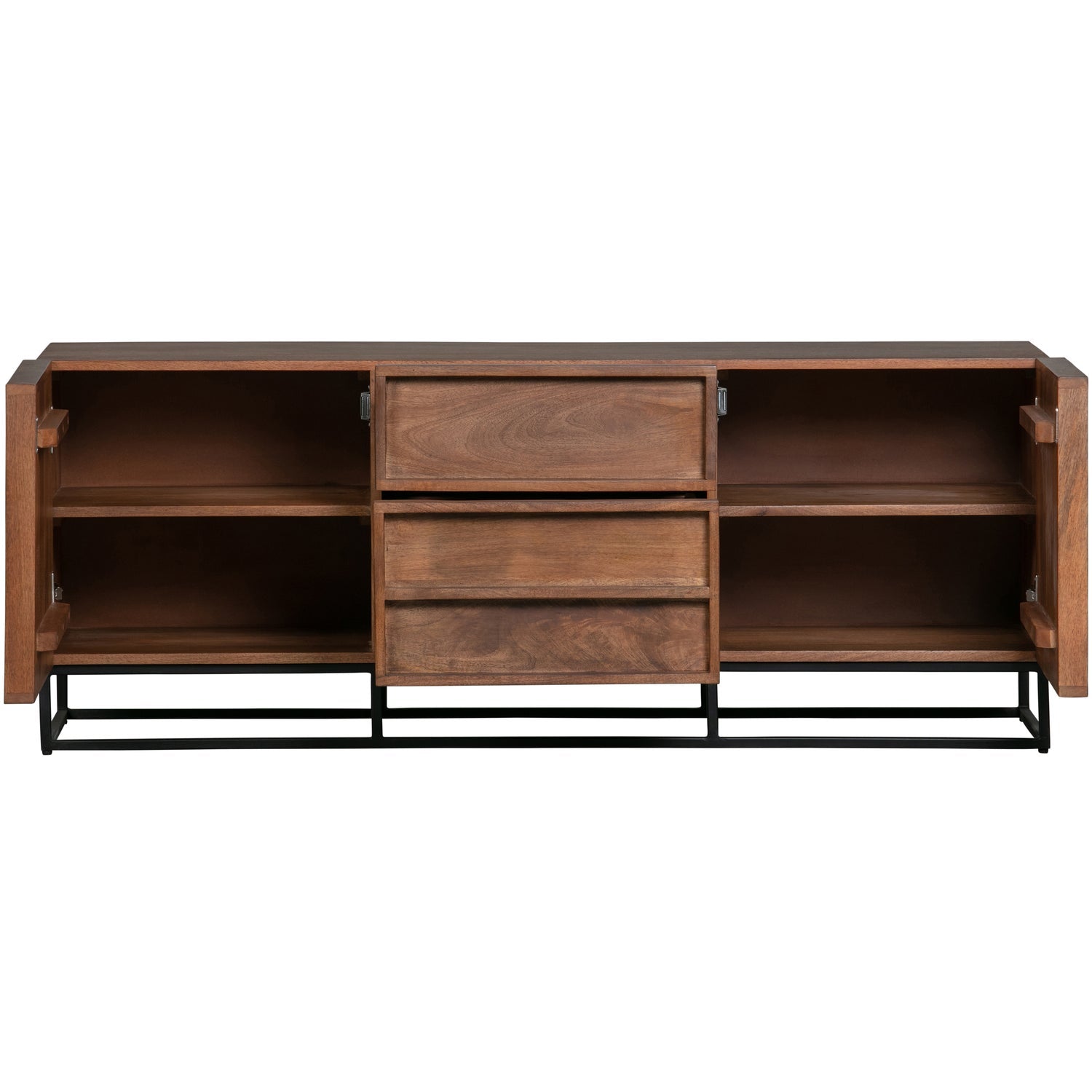 Mobile TV 2 ante 2 cassetti in legno di mango Forrest 54x140 cm