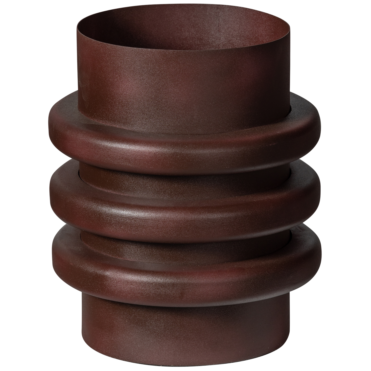 Vase en aluminium mat Malin 31x26 cm