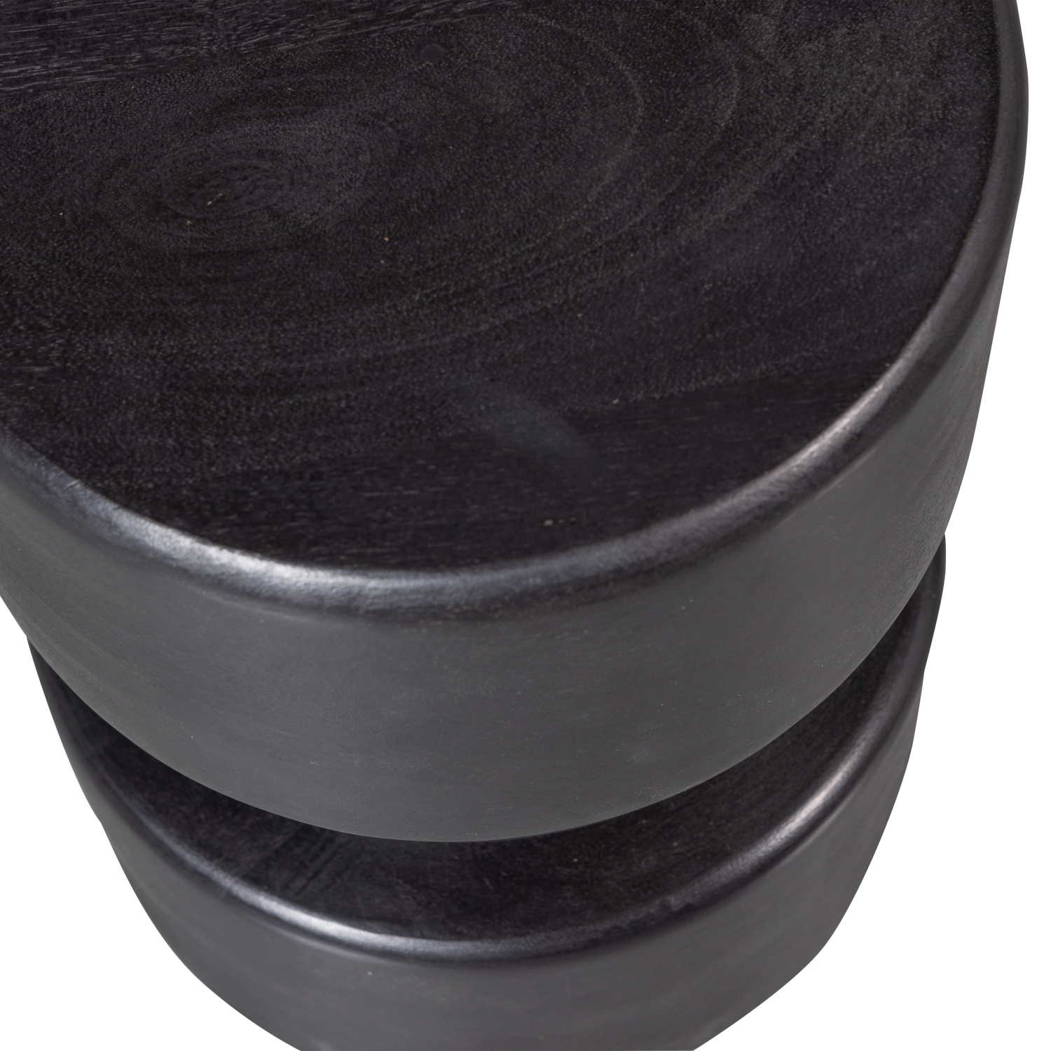 Tavolino nero opaco Tuve 45x30 cm