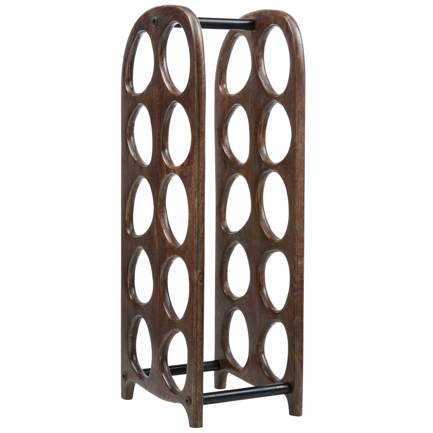 Portabottiglie in legno di mango Suvi 67x27 cm