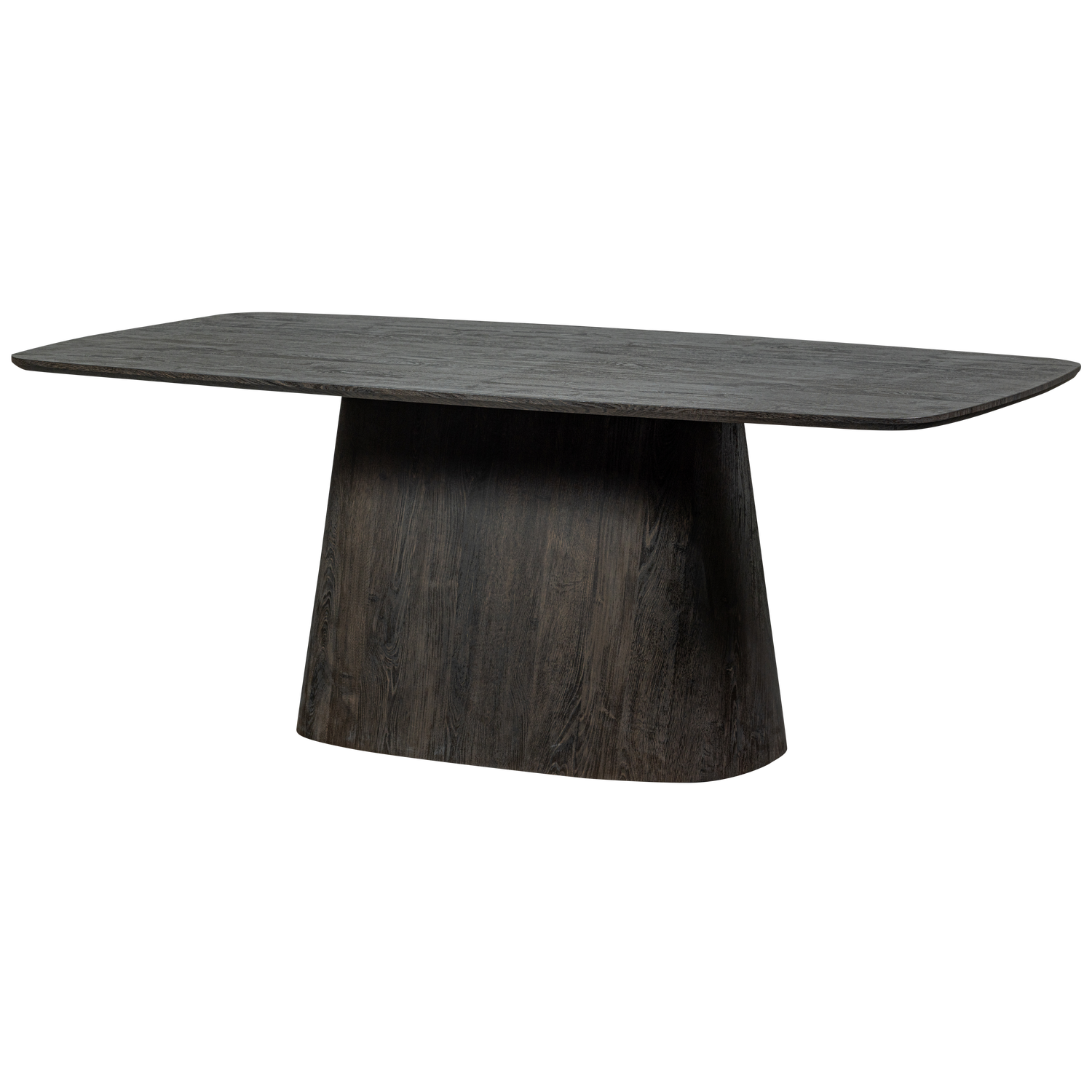 Tavolo da pranzo marrone scuro Leah 76x200 cm