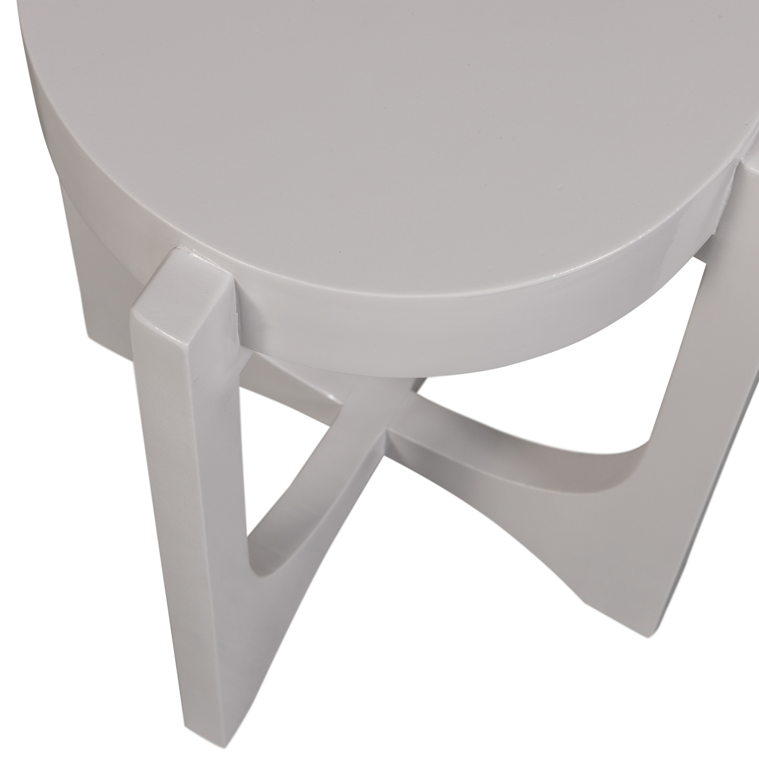 Tavolino in legno di mango grigio caldo Hold Up