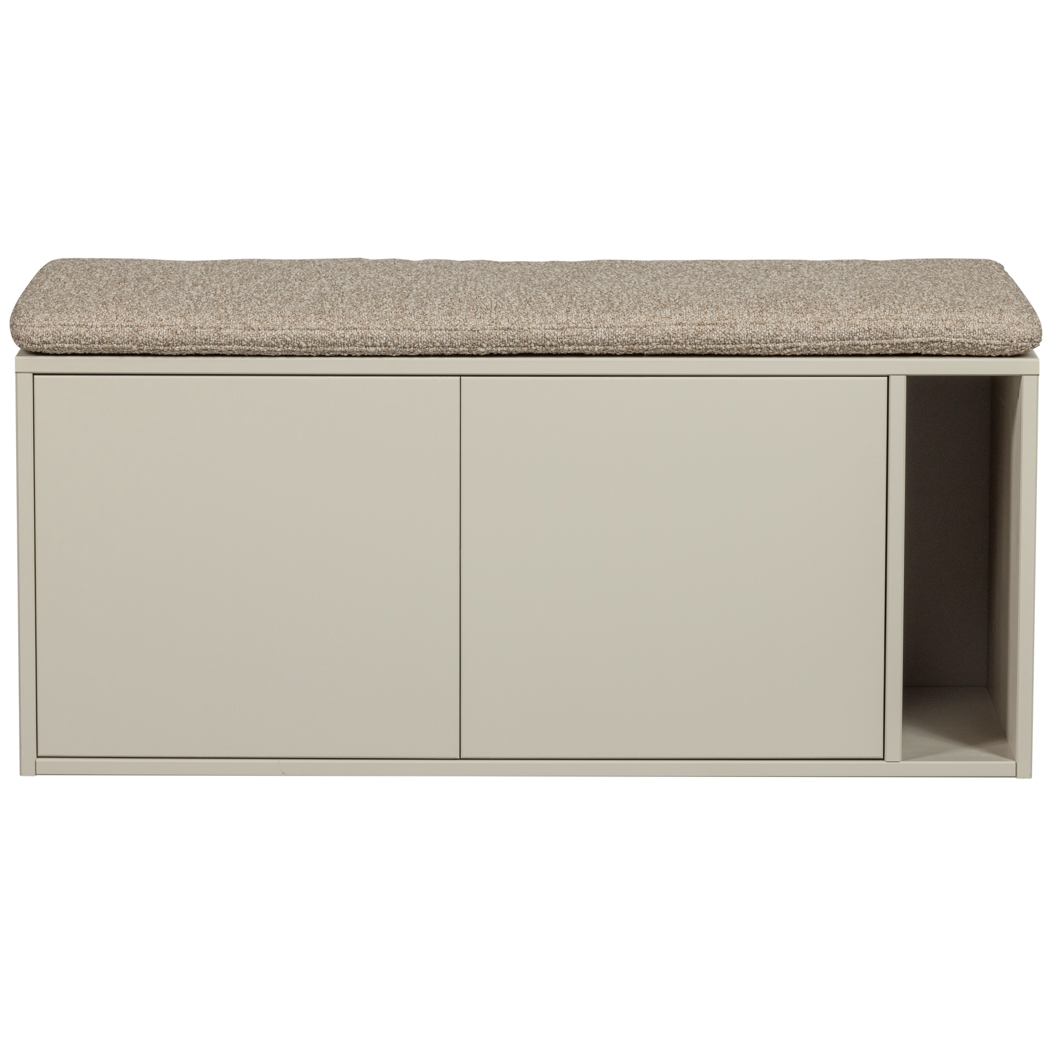 Panca/mobile TV 2 ante in legno di pino Settle Down 108x44 cm