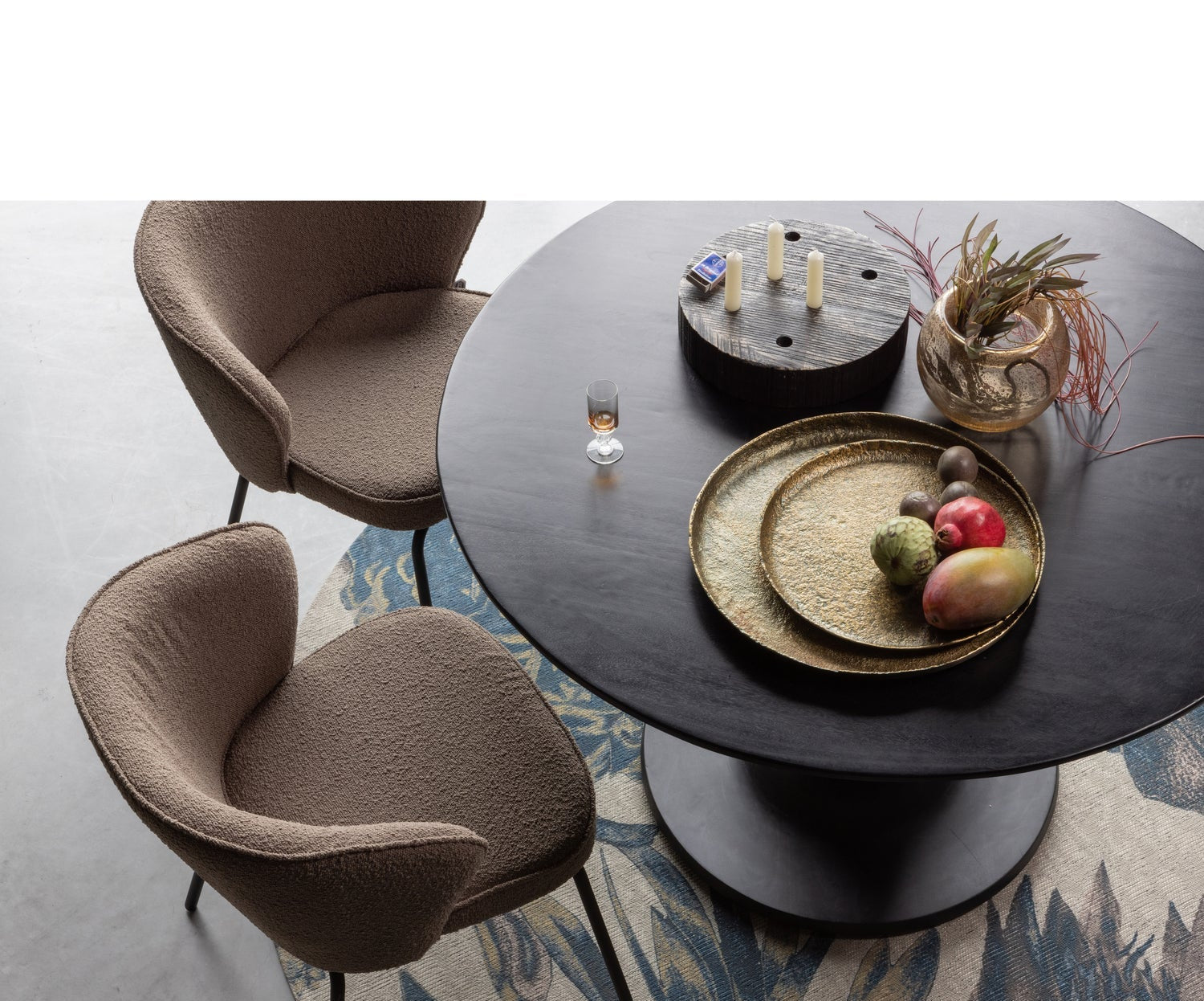 Set 2 piatti in alluminio 3x44 cm