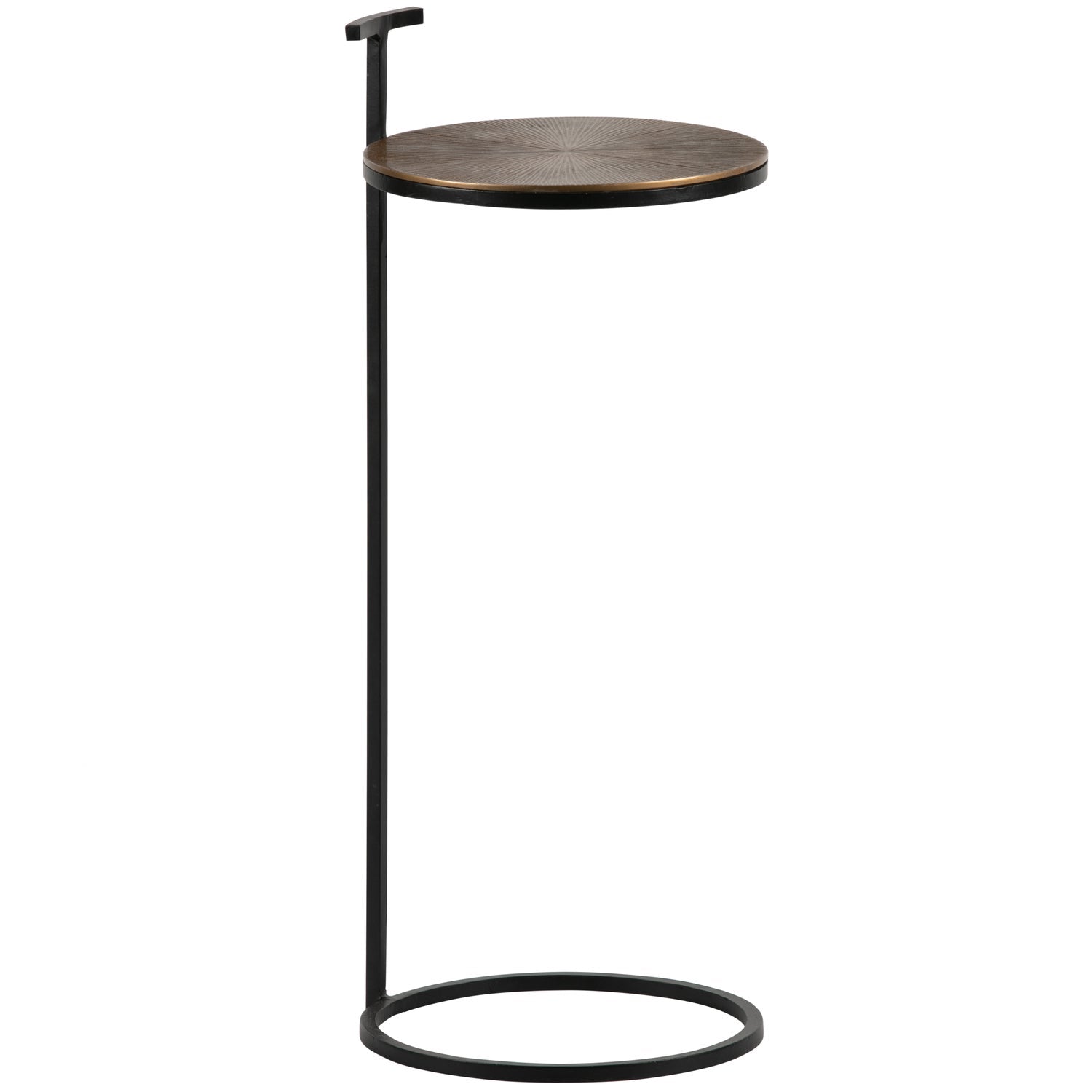 Table basse en fer/aluminium Position 64x26 cm