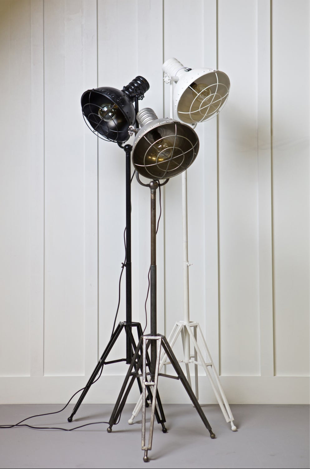 Lamp de sol blanche Spotlight