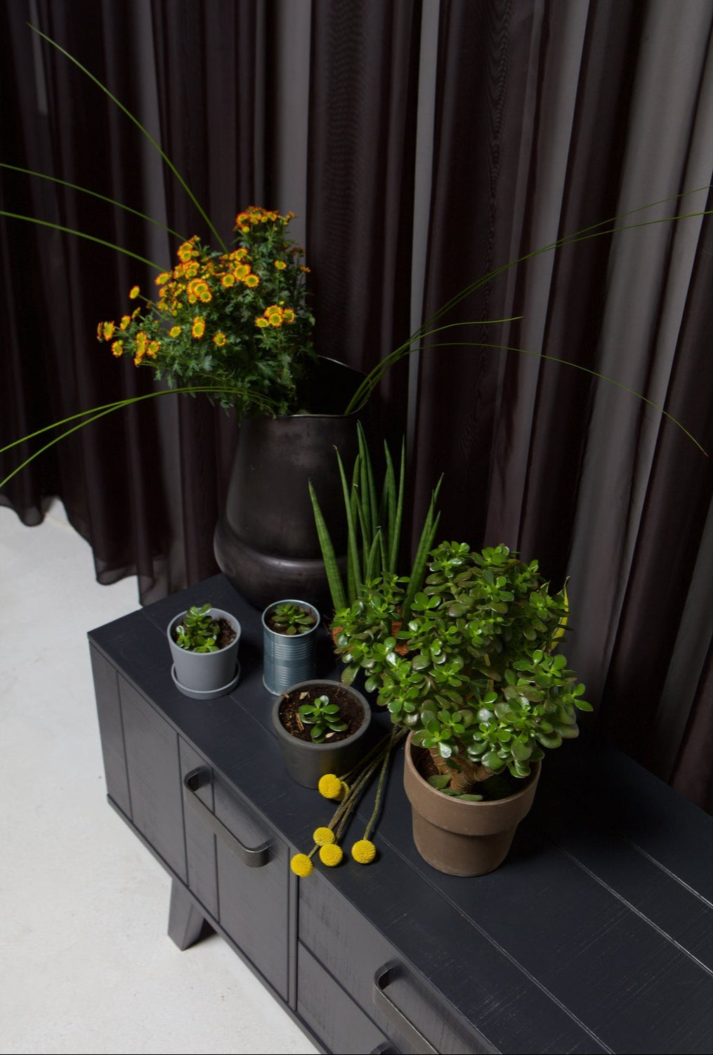 Mobile TV 2 cassetti nero opaco Watch