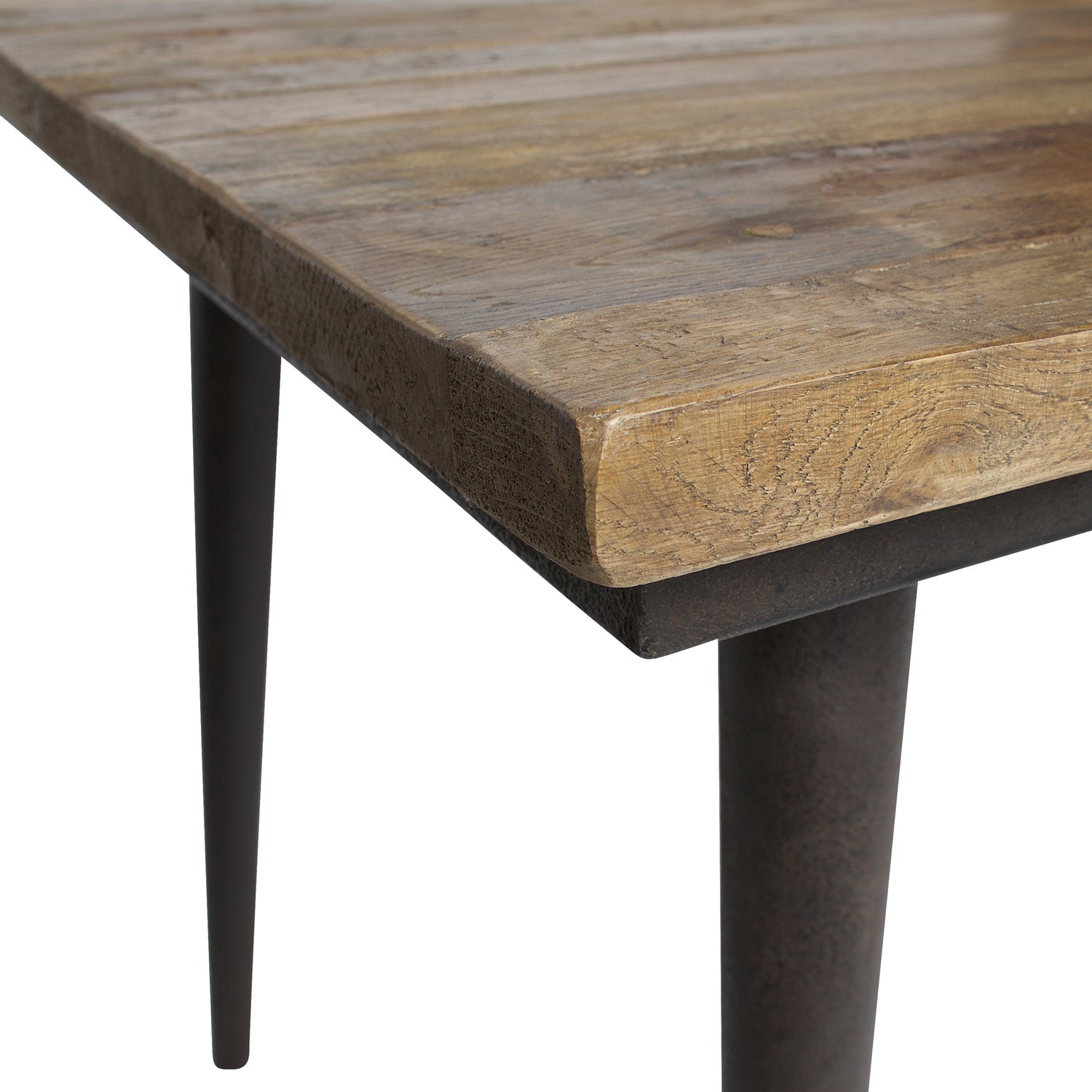 Table à manger en bois d'orme Guild 77x220cm