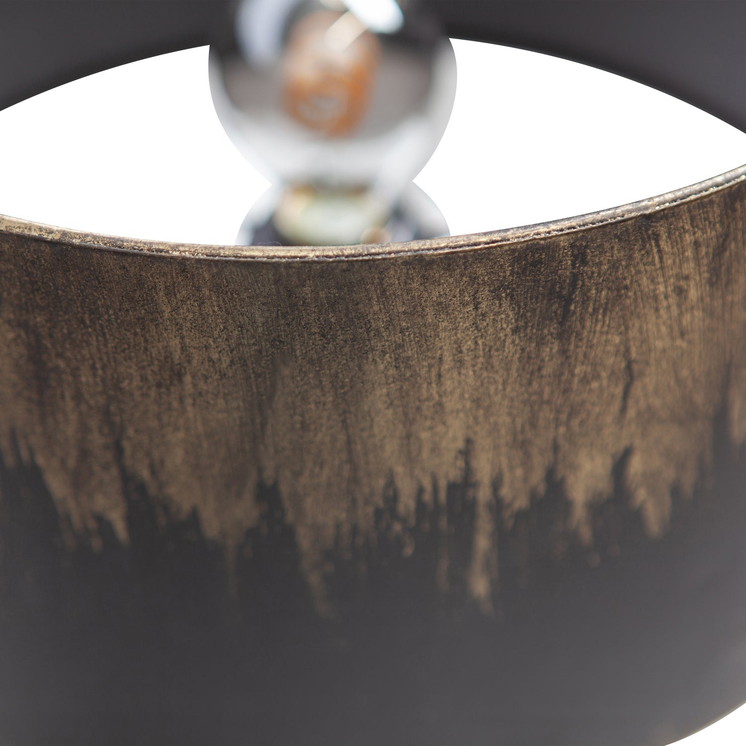 Lampada da terra in acciaio nero Blackout 160x30 cm