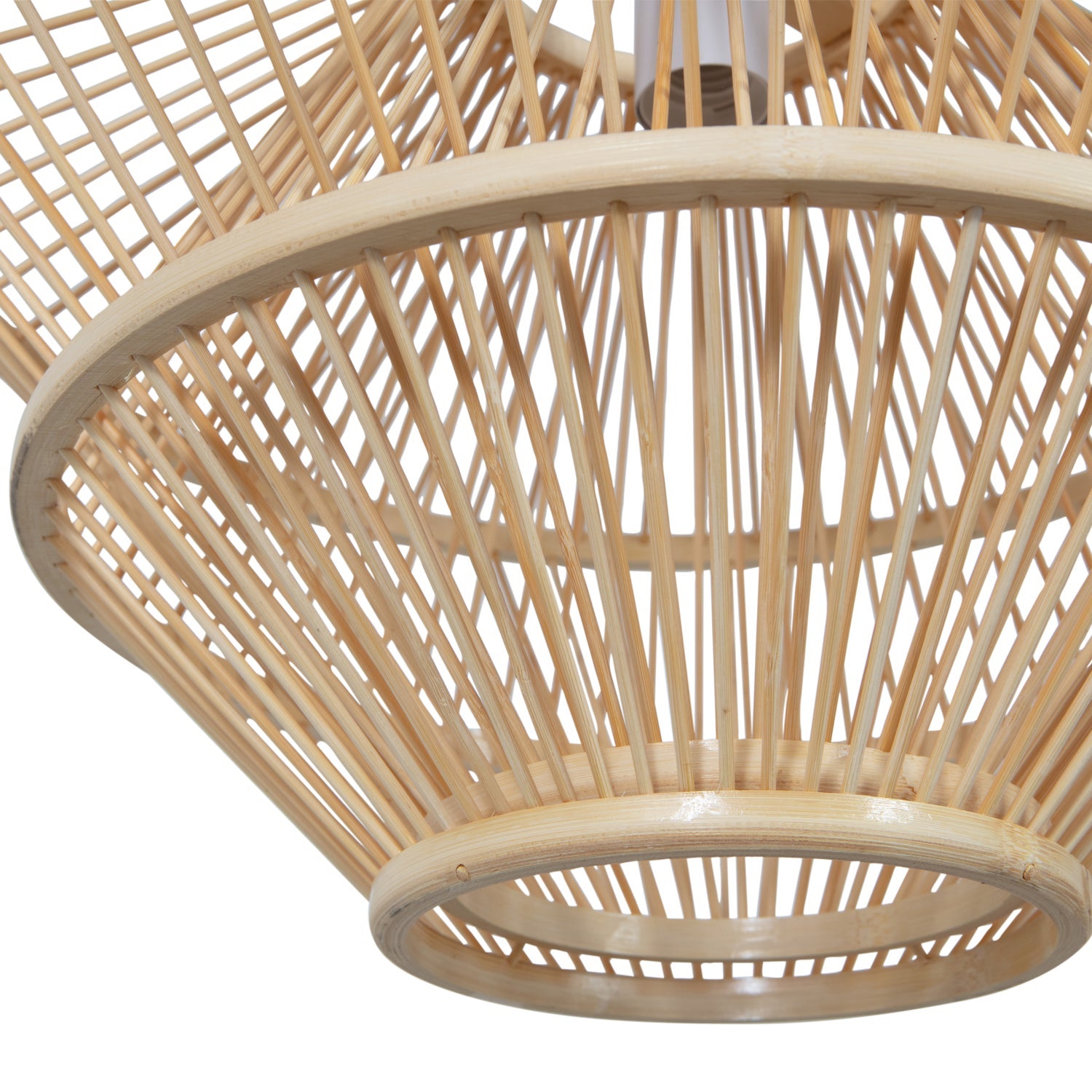 Lampe à suspension en bambou Bamboo 31x46 cm