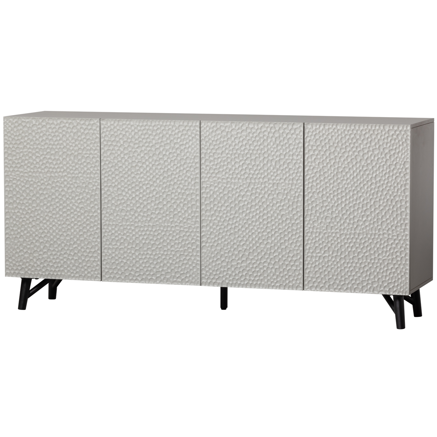 Madia 4 ante grigio nebbia Organic 85x181 cm