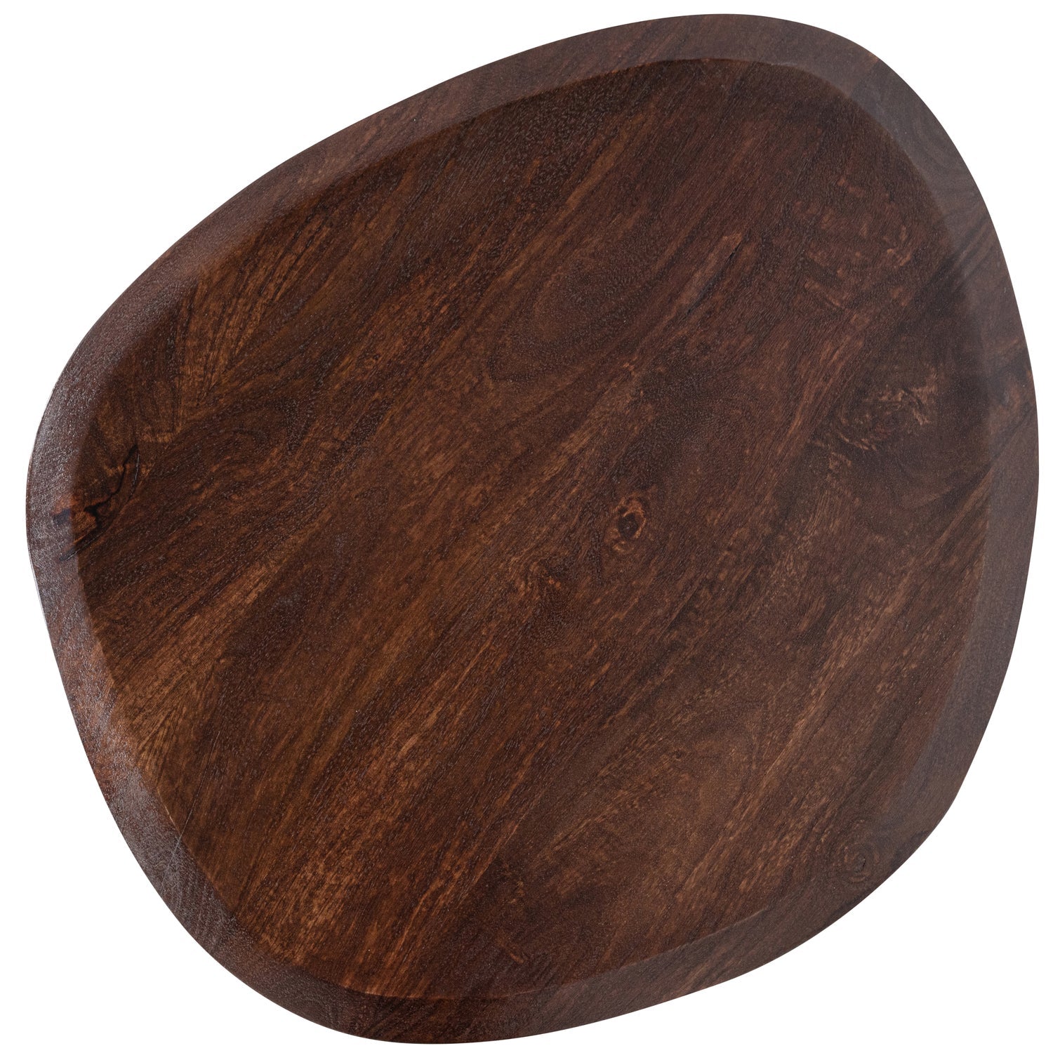 Table basse en bois de manguier noyer Posture