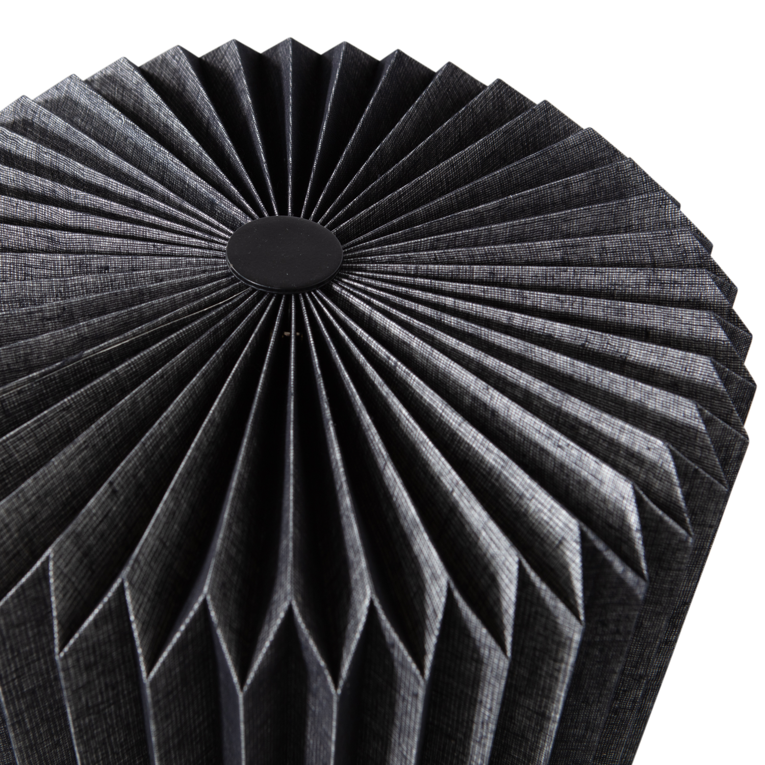 Lampe de table en papier noir Bones 58x36 cm