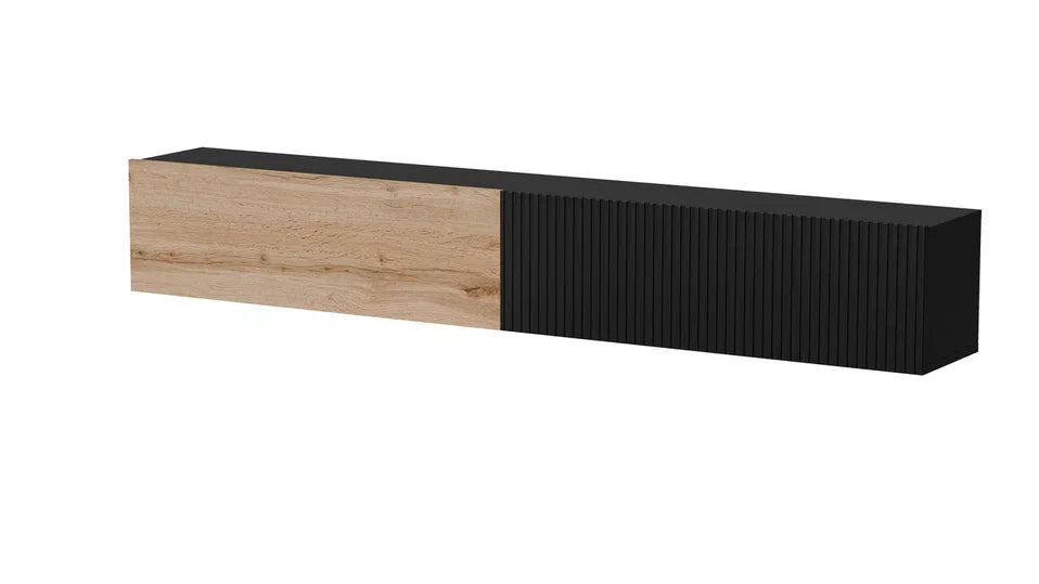 Meuble TV suspendu 1 porte Étoile 200x30 cm