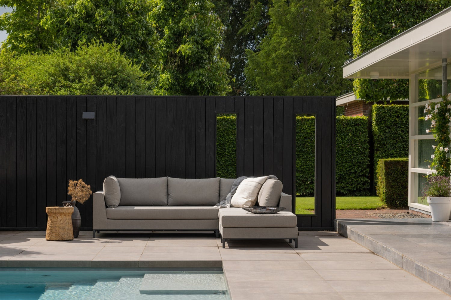 Tavolino da giardino Cache 43x37 cm