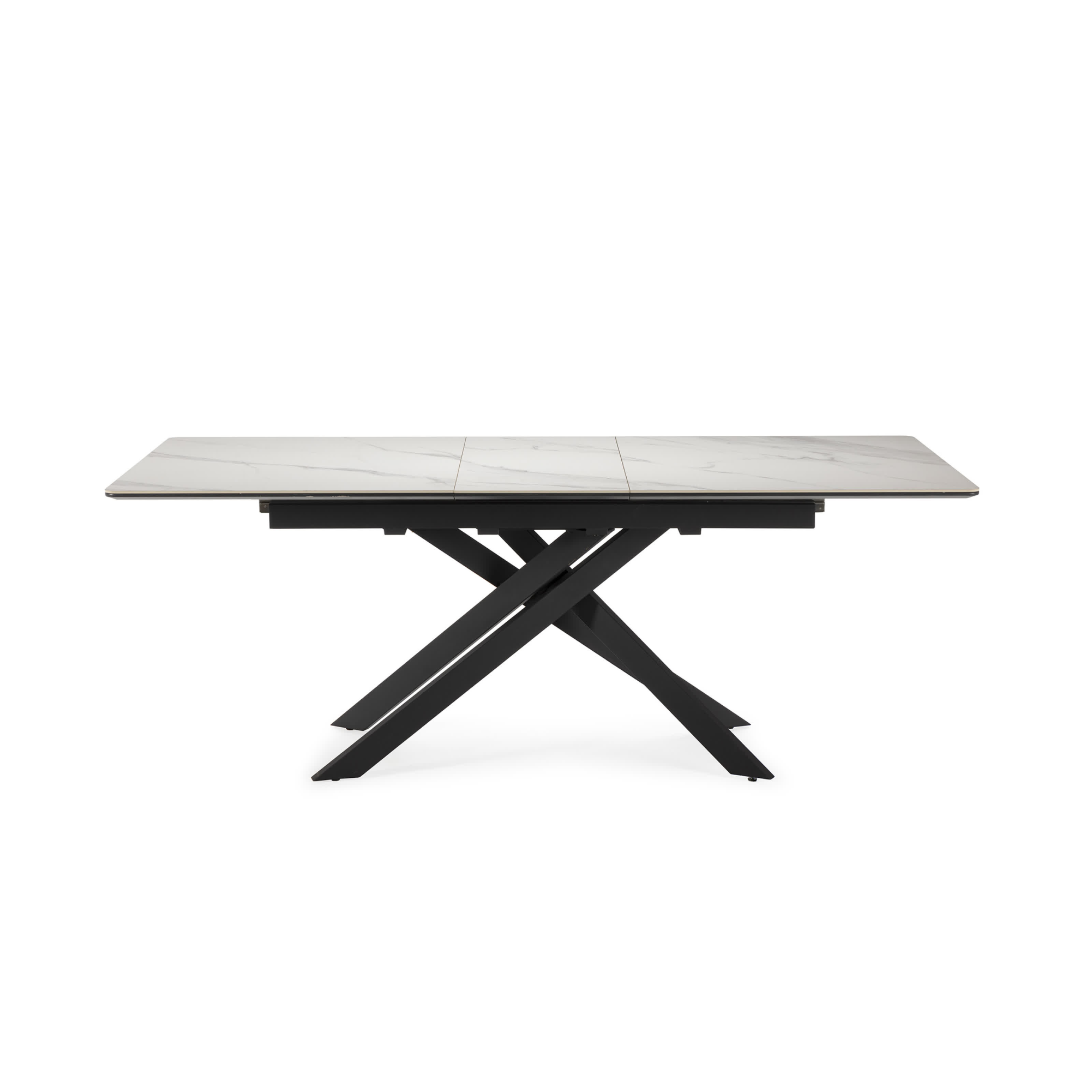 Tavolo allungabile in ceramica per 6/8 persone bianco Belman 160/200x76 cm