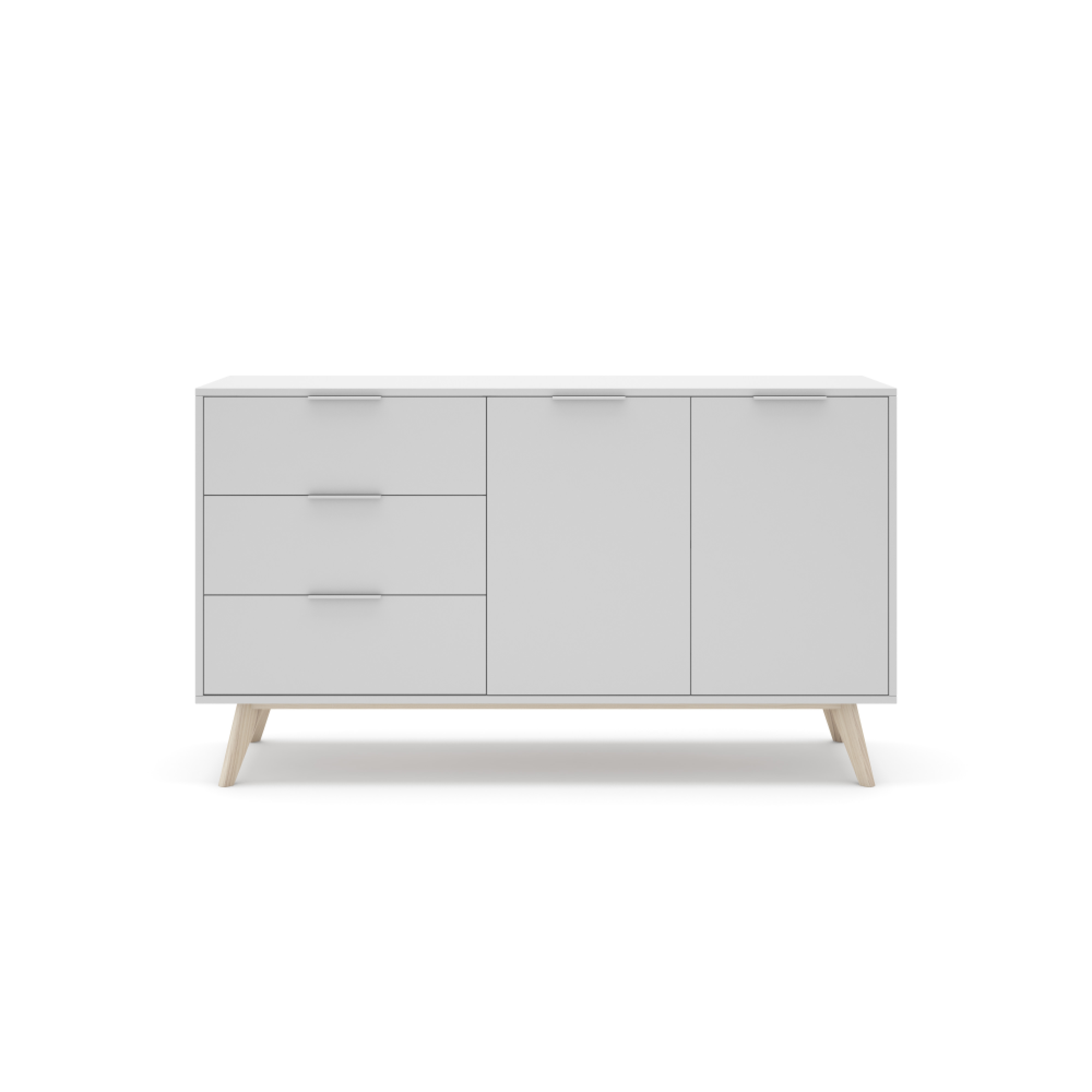 Credenza 2 ante e 3 cassetti Nordica 140x81 cm