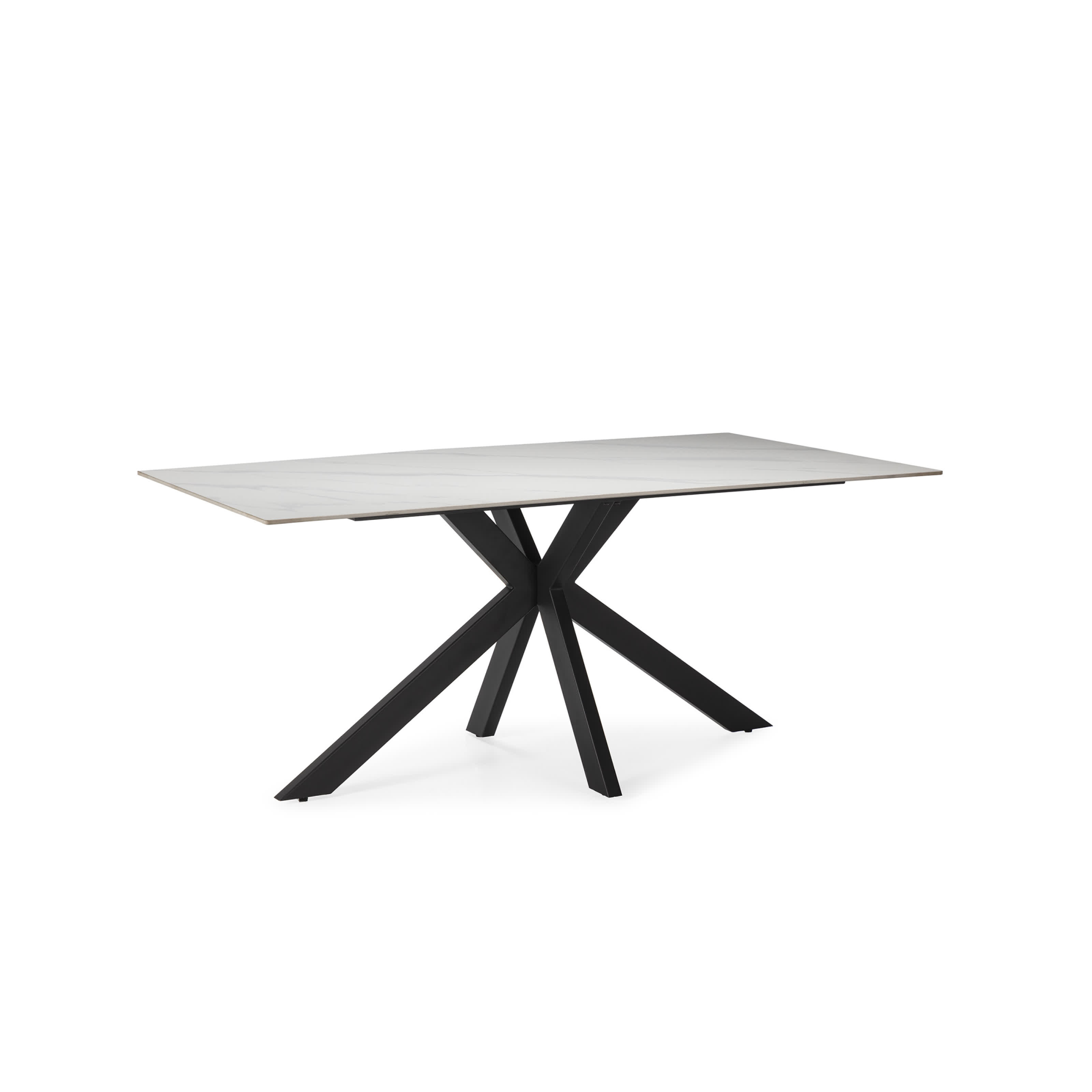 Tavolo fisso 6 posti in pietra Stella 180x76 cm