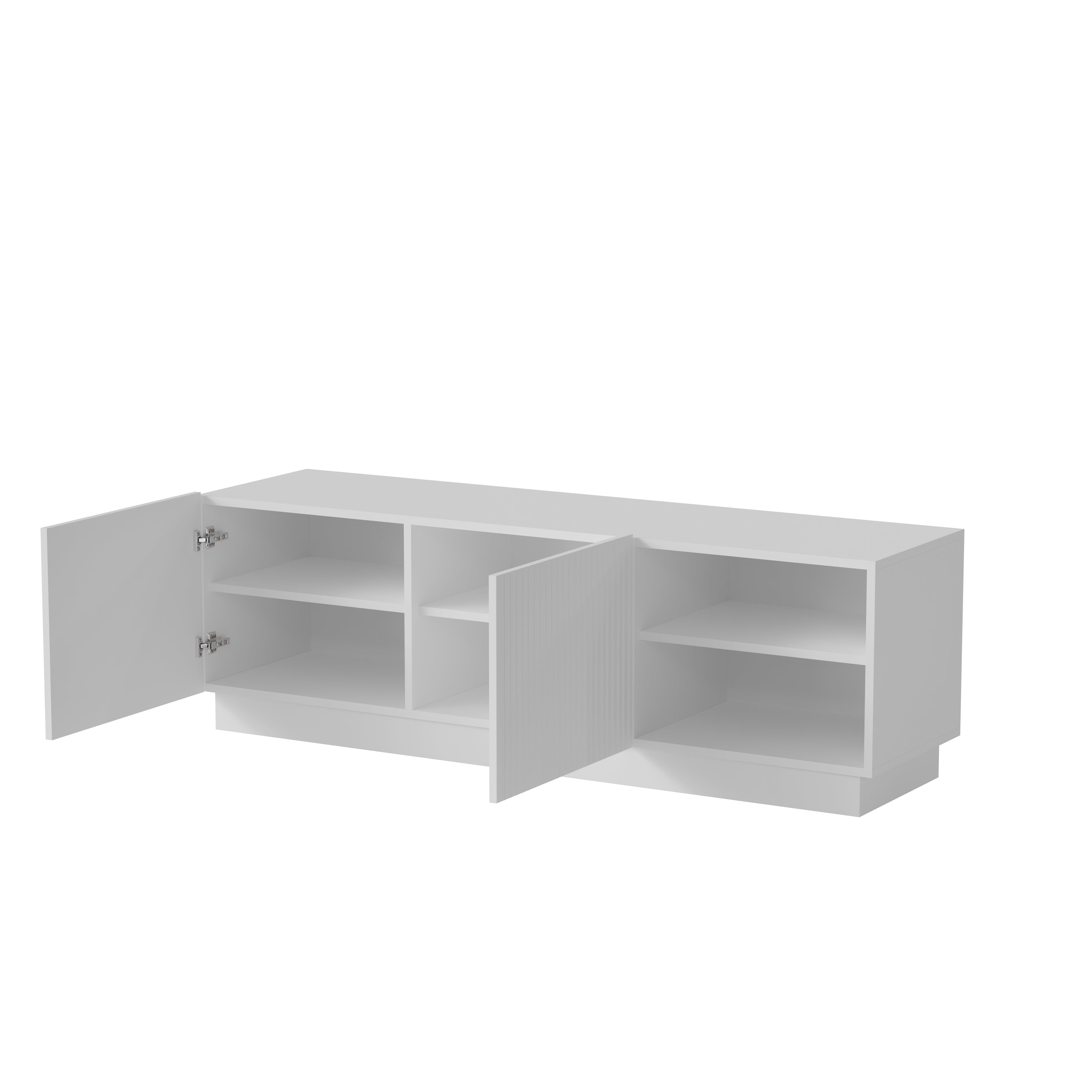 Meuble TV 2 portes Claire 150x48 cm