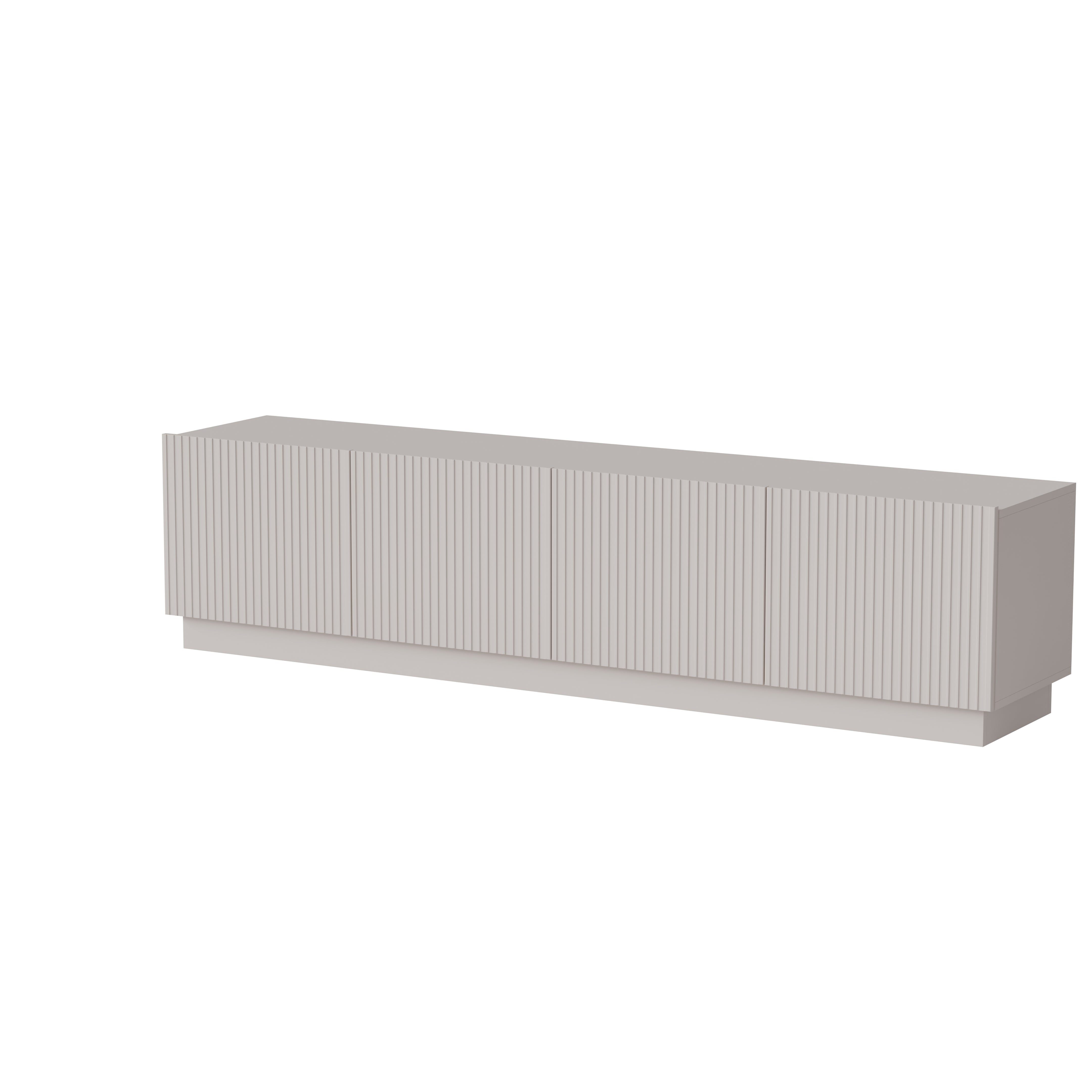 Meuble TV 4 portes Claire 200x48 cm 