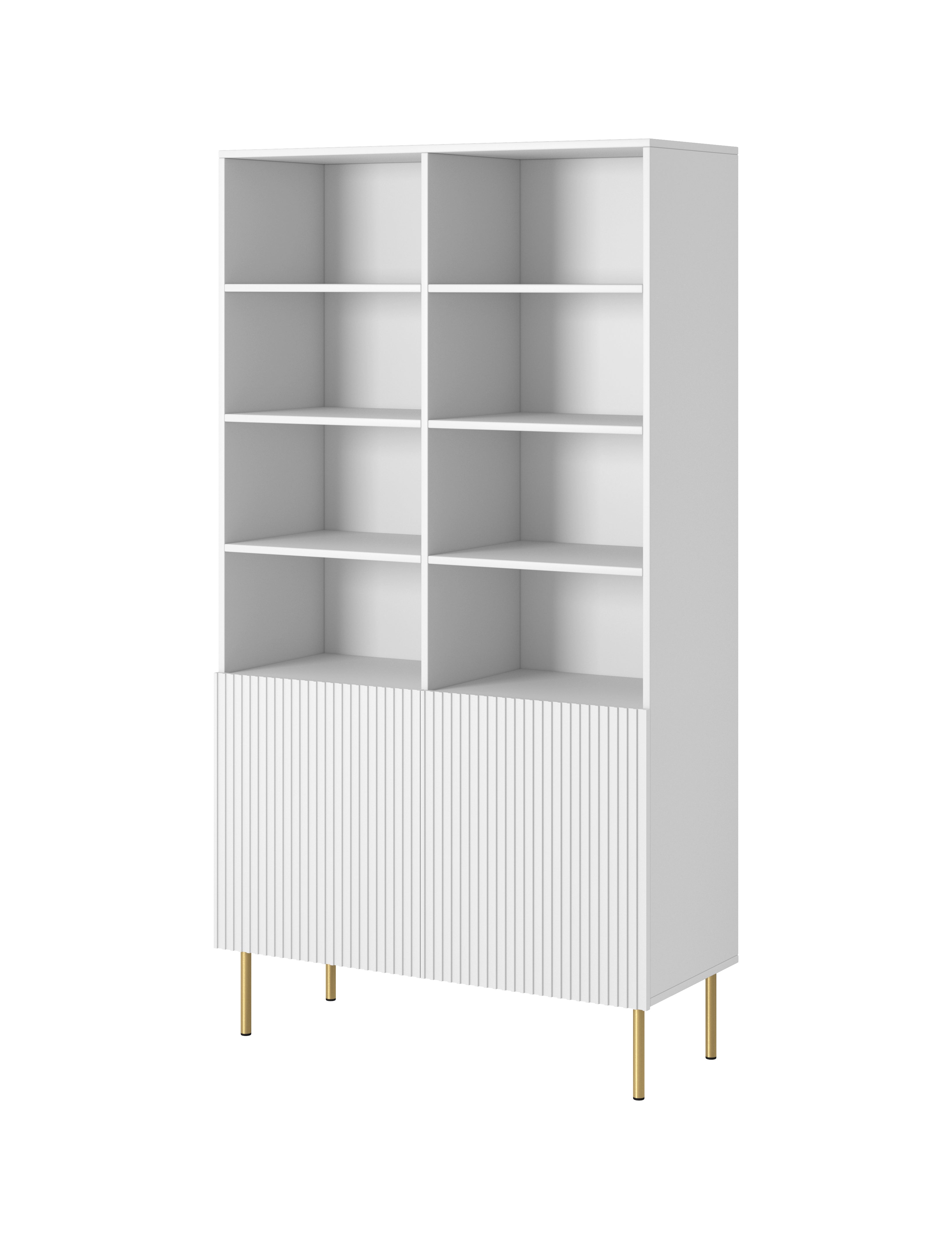 Buffet 2 portes avec pied en métal Bijou 100x178 cm