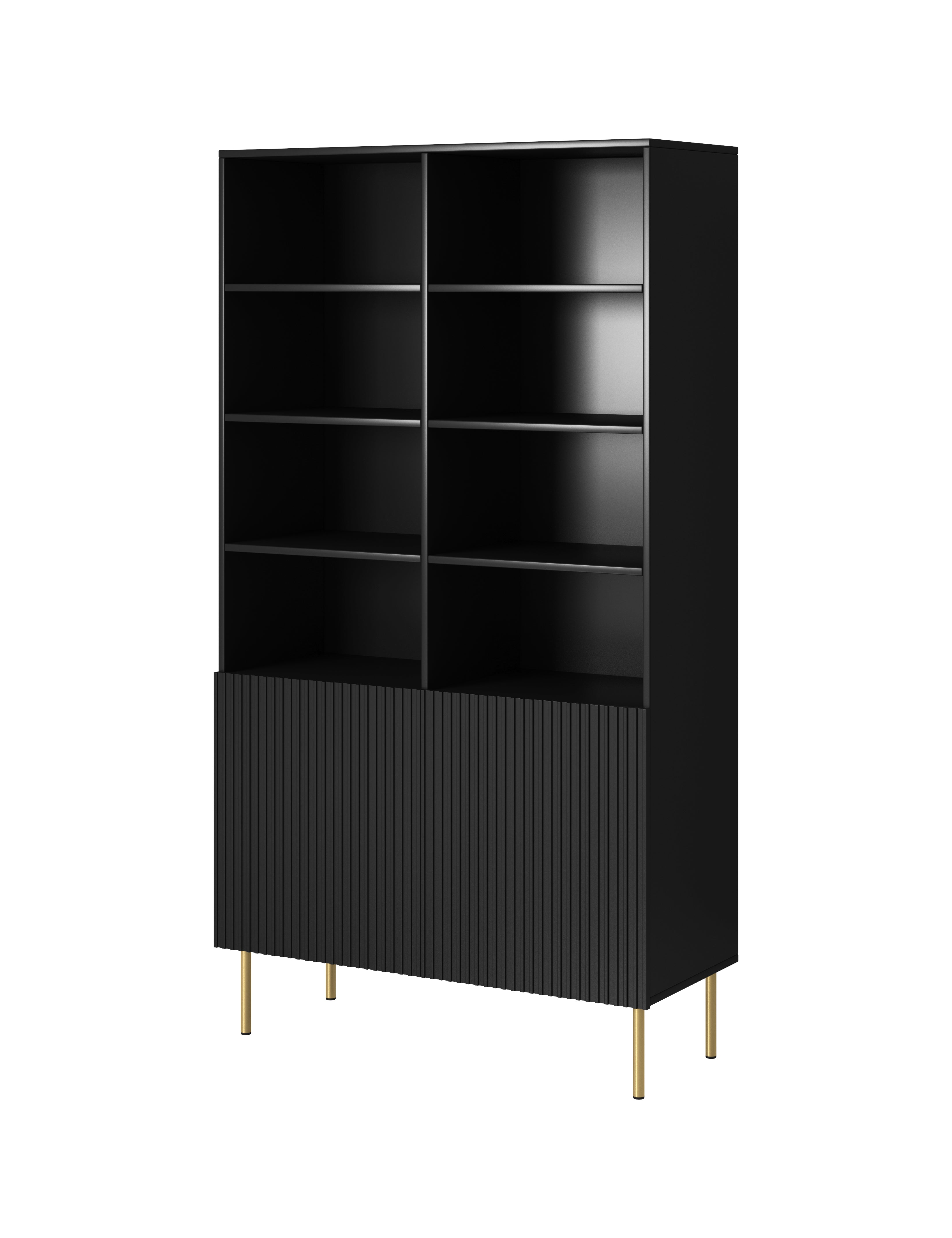 Buffet 2 portes avec pied en métal Bijou 100x178 cm