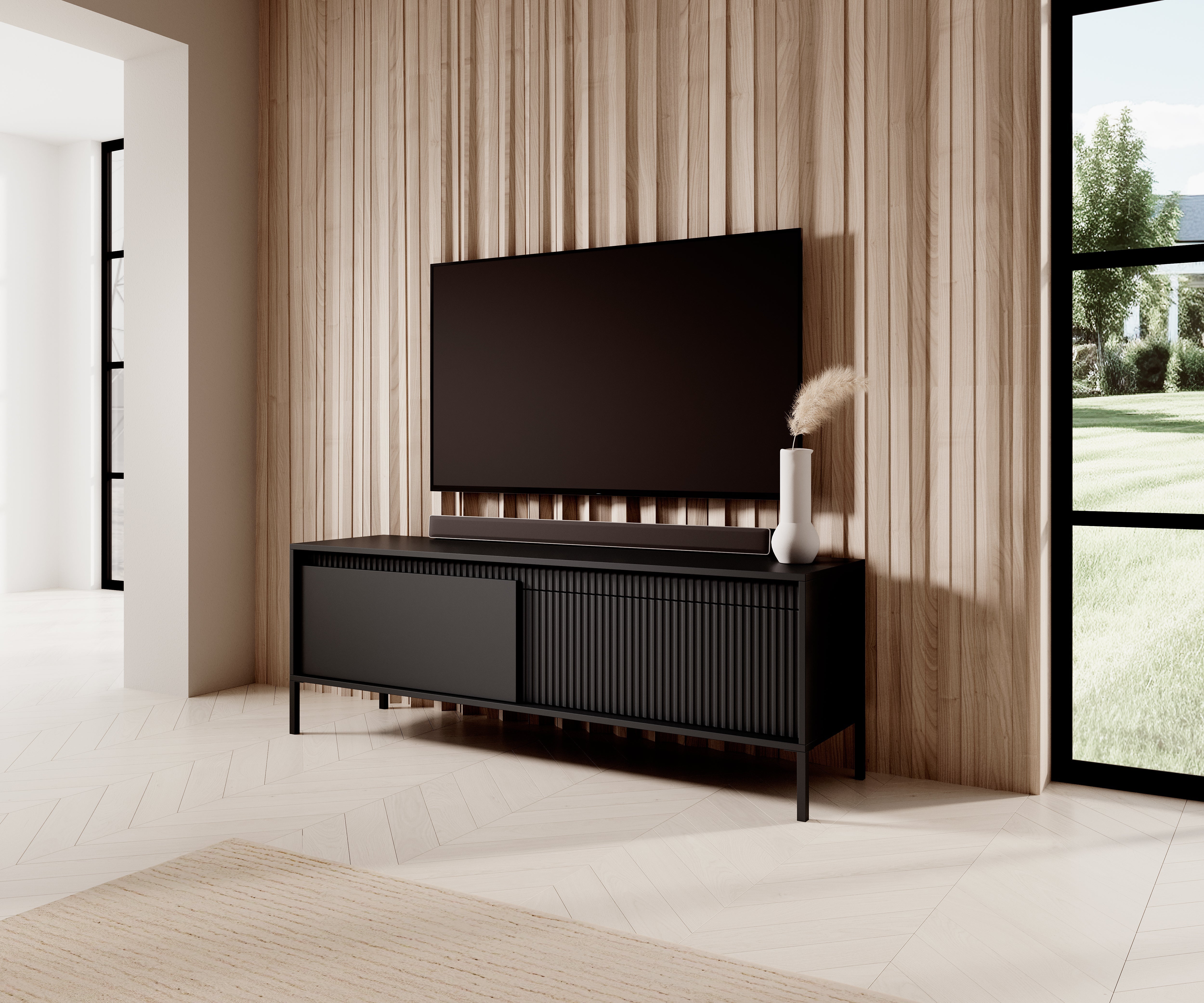 Mobile TV con 2 ante Nemi 153x53 cm